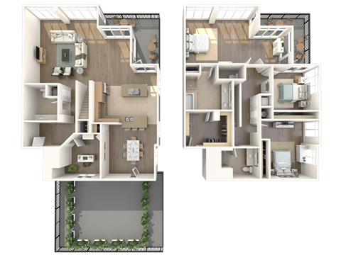 Manhattan Penthouse Floorplan